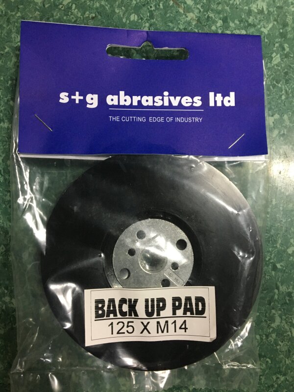 SG Rubber Backing Pad 125mm M14