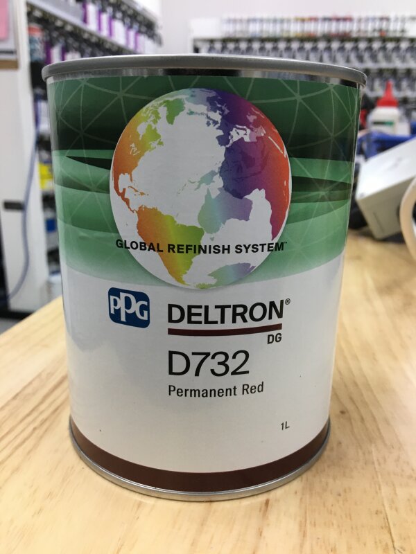 DELTRON D732 PERMANENT RED DG / 1L