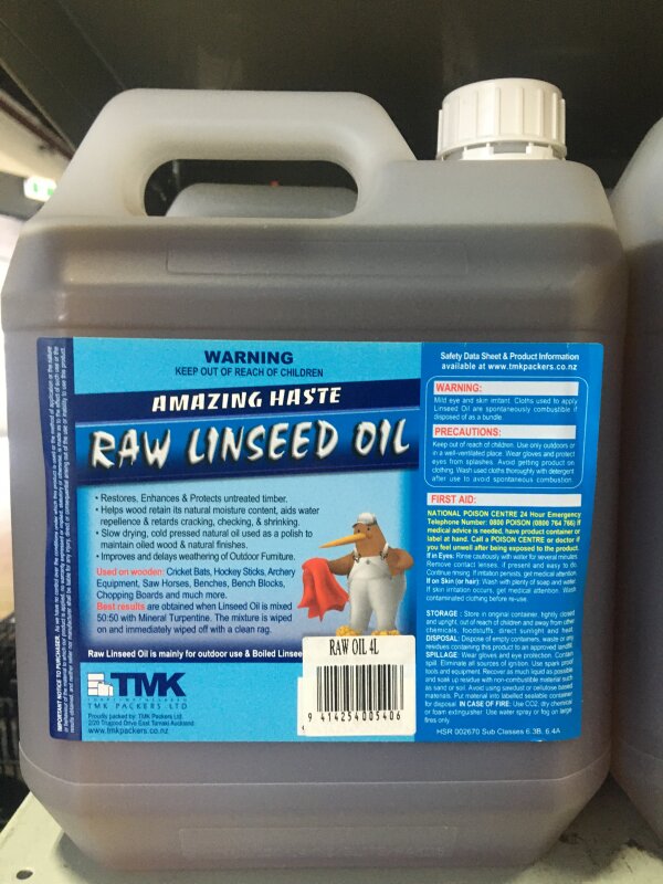 TM Raw Linseed Oil - 4L
